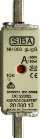 SIKRING NH000 63A GG 500V