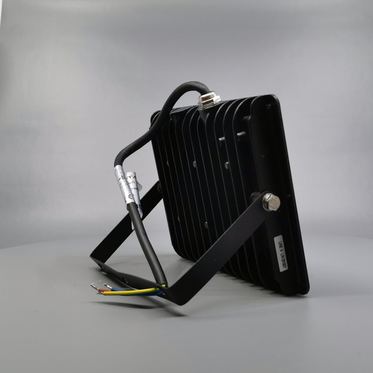 30W LED projektør 3000K 2550Lm sort (360° frame 17)