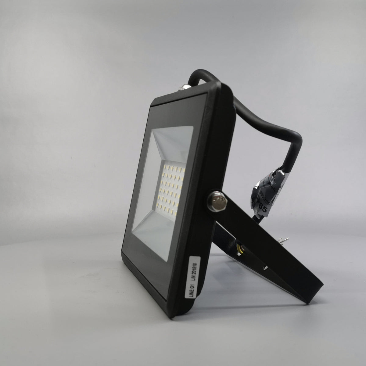 30W LED projektør 4000K 2550Lm sort (360° frame 6)