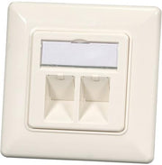 DATAUDTAG EURO 2XRJ45 KEYSTONE HVID 9010