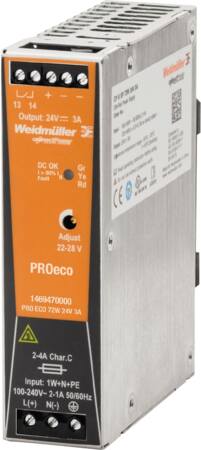 STRØMFORSYNING PRO ECO 72W 24V 3A