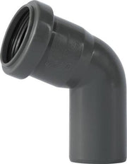 40 mm x 67° Bøjning afløb PP grå