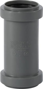 40 mm dobbelt muffe grå