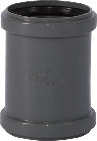 HT SAFE DOBBELT MUFFE 75MM