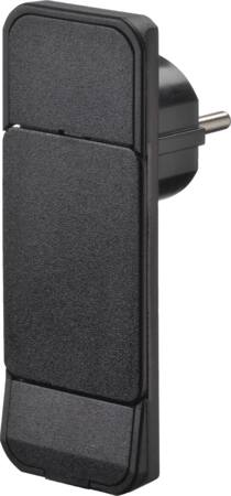 SMART PLUG, FLAD STIKPROP, SORT