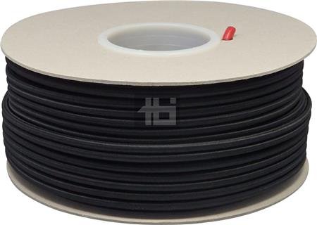LEDNING 3G0,75 70 GR TEXTIL SORT 10M