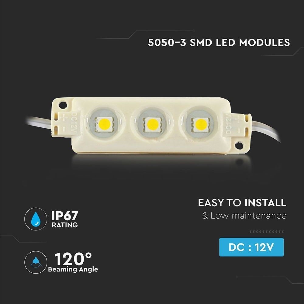 Vandtæt RGB LED modul - 0,72W, IP67 til skilte og special løsninger