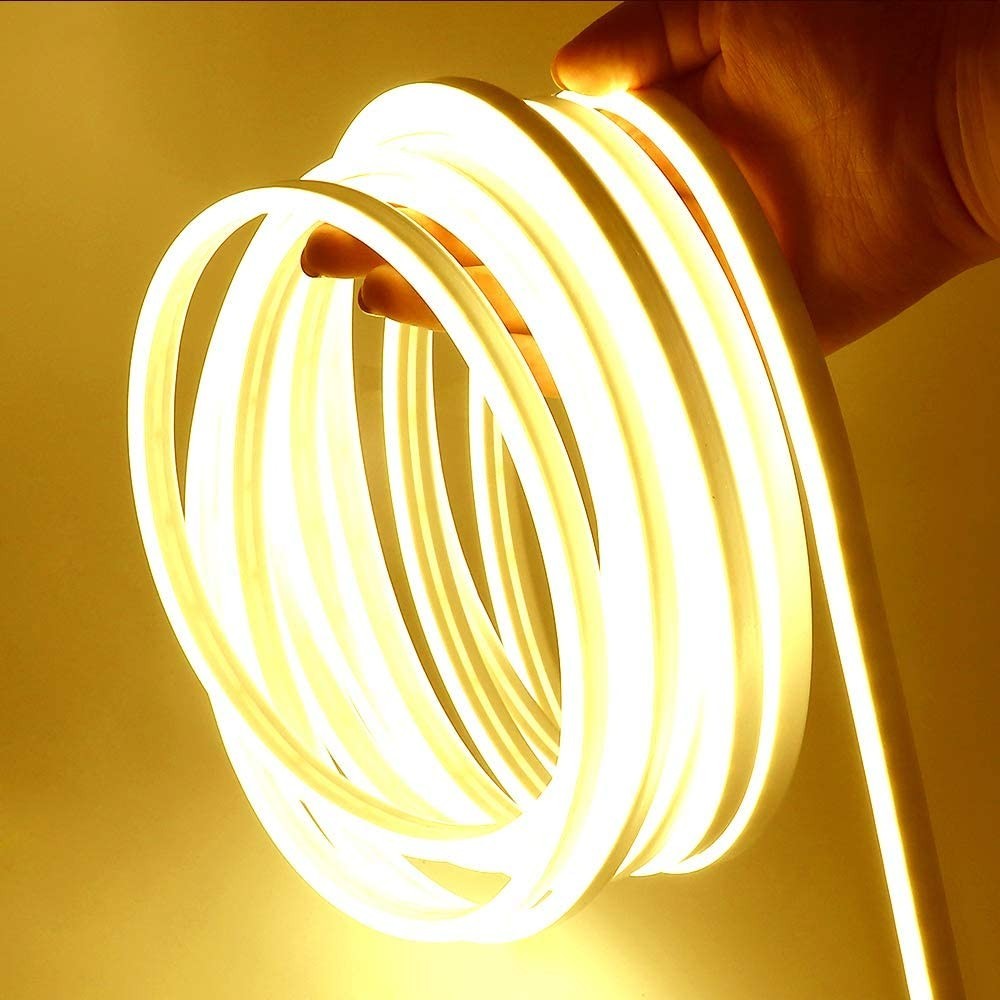 Fleksibel Neon Flex LED-strips - 5 meter, 6W/m, IP65, 12V