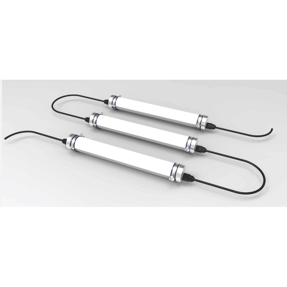 Dura69 38W LED armatur - 120 cm, IP69, gennemfortrådet, IK08, 1-10V, RA90, 3 års garanti, flicker free