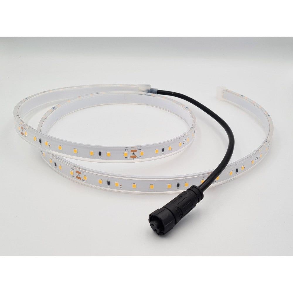 LEDlife Sauna LED strip - 1M, 8W pr. meter, IP68, 24V Sauna LED strip - 1M, 8W pr. meter, IP68, 24V, høj farvegengivelse