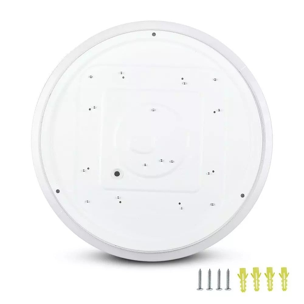 V-Tac rund 24W LED loftslampe - 3i1 valgfri lysfarve, Ø35cm, 230V, inkl. lyskilde og 2600lm