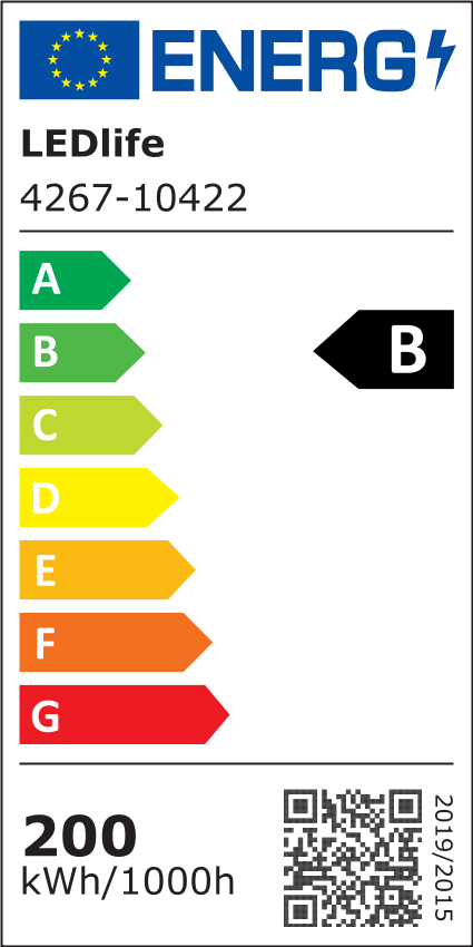 LEDlife 200W Guld LED høj bay - 170lm/w, IP65, 0-10V dæmpbar, inkl. 30 cm kædeophæng, 5 års garanti