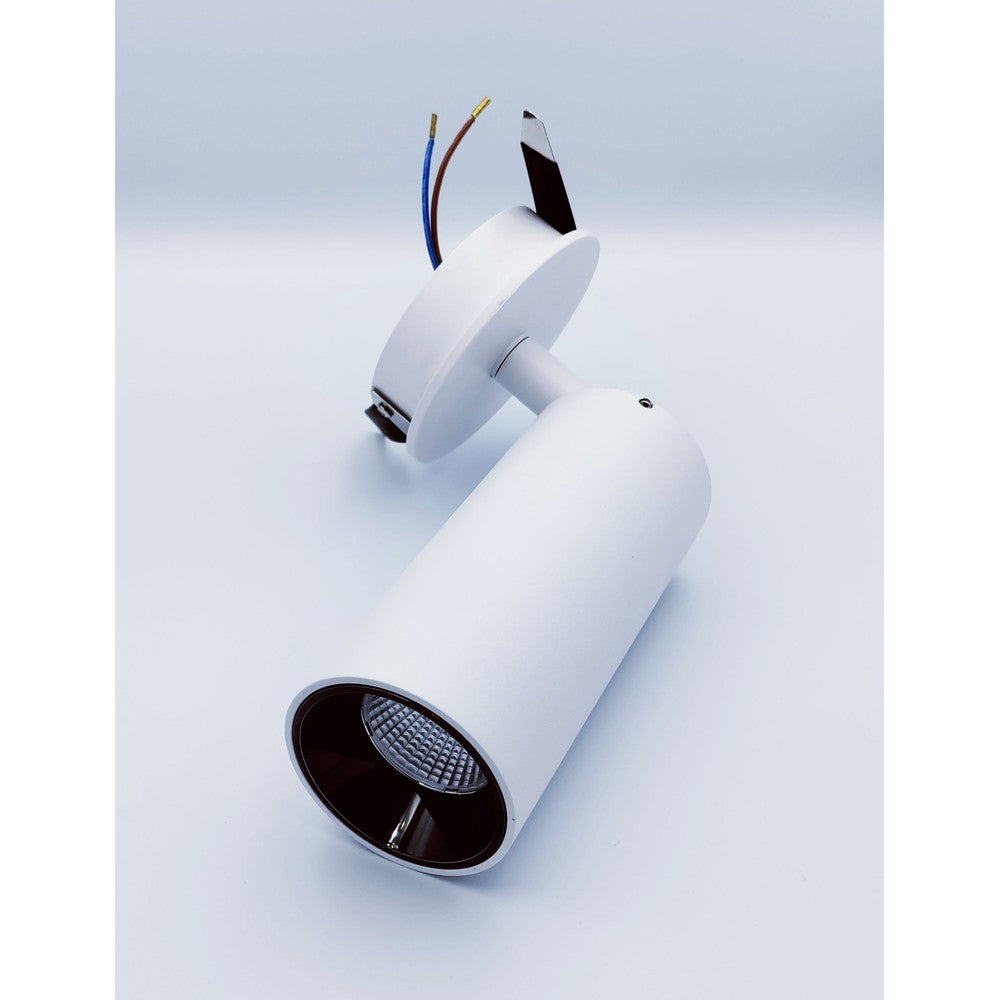 LEDlife 12W Hvid Downlight - Ø7,5 cm Hul, Ø8 cm Mål, Osram LED, RA 90, 230V