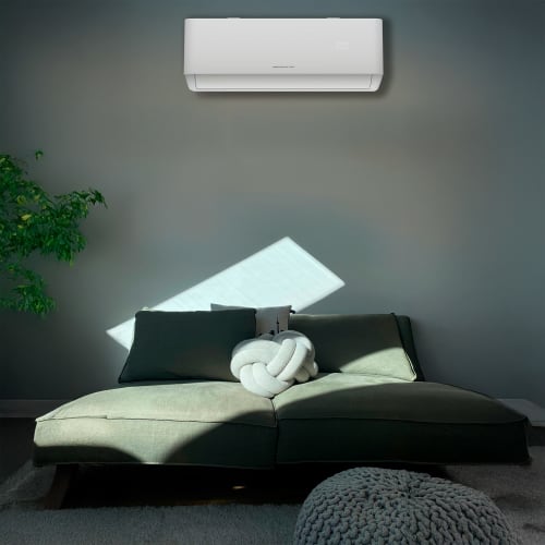 Varmepumpe/Aircondition Mat Pro 18 med WiFi 6,7kW, komplet, hvid