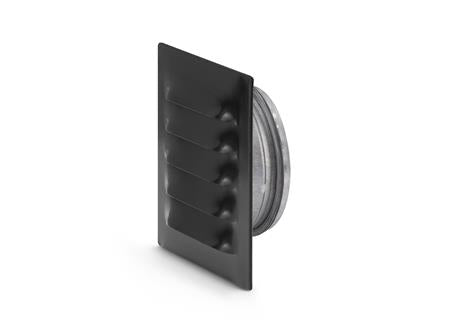 METALRIST 165X165MM MED STUDS Ø125 SORT