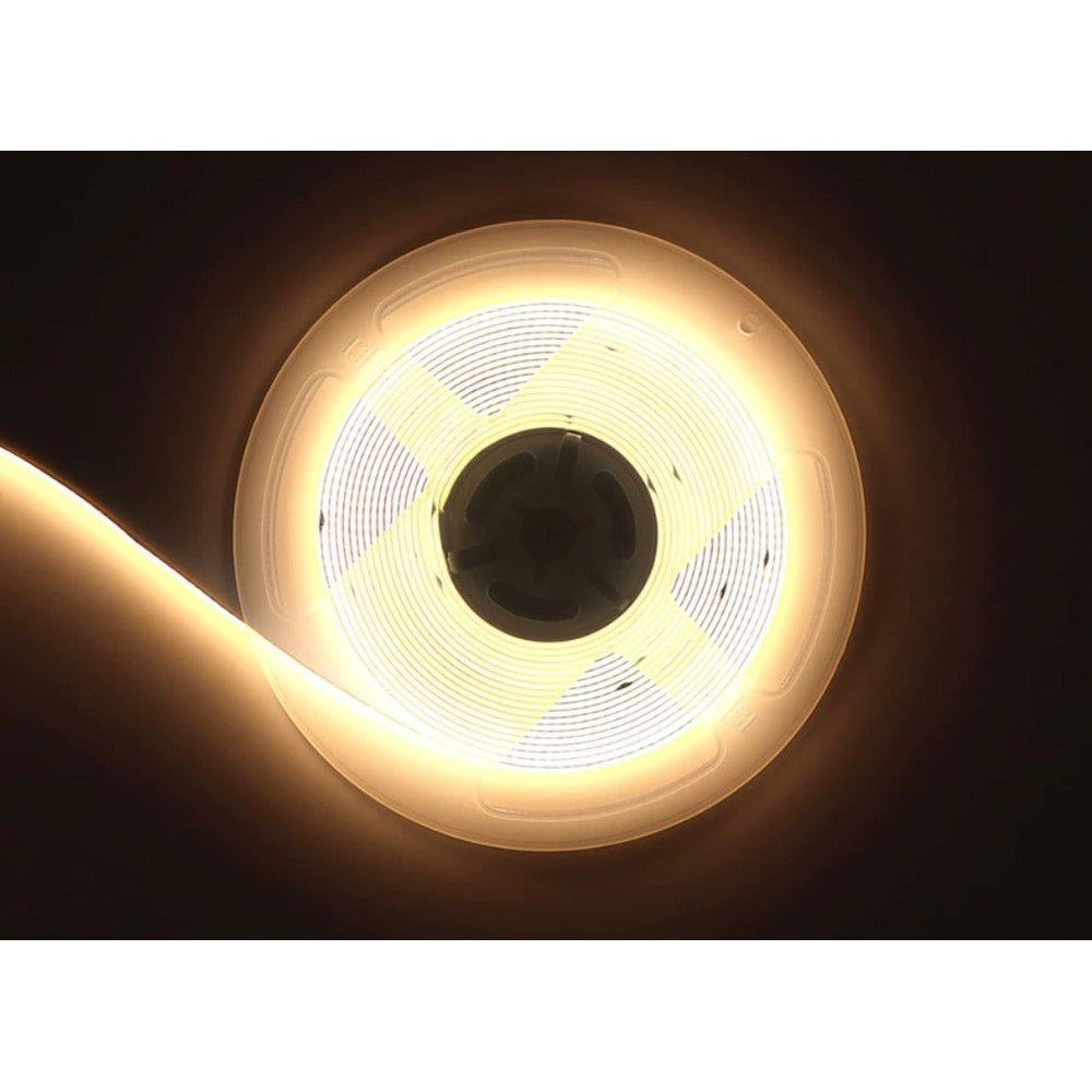 11W/m COB-LED-strips - 5m, IP20, 312 LED pr. meter, 12V, COB LED, 880lm/m, RA90