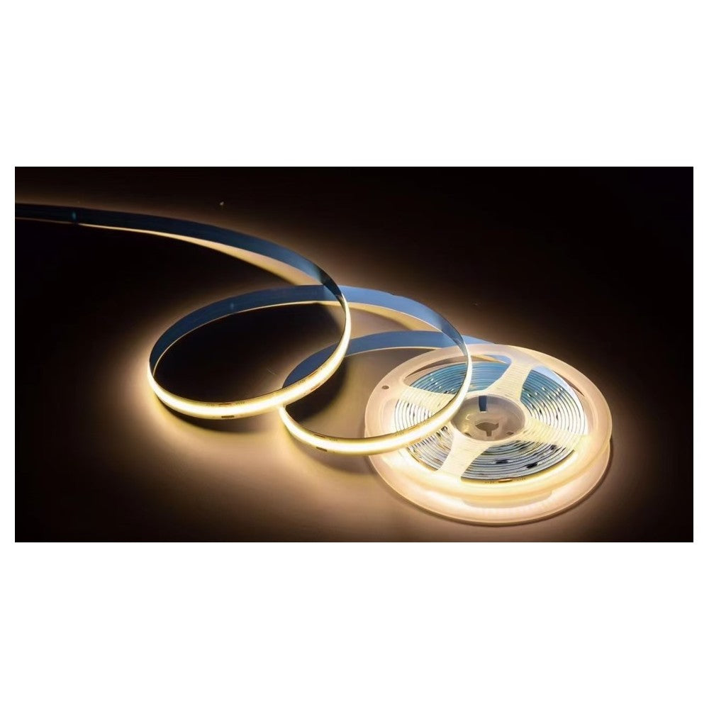 11W/m COB-LED-strips - 5m, IP20, 312 LED pr. meter, 12V, COB LED, 880lm/m, RA90