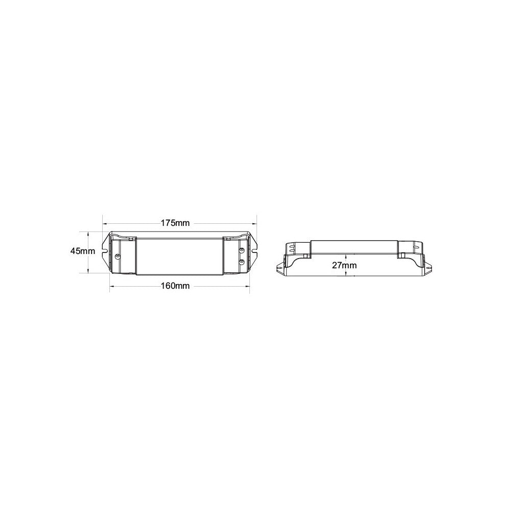 LEDlife rWave trådløs LED dæmper - Push-dim, 12V-24V (180-360W), aflastning i begge ender