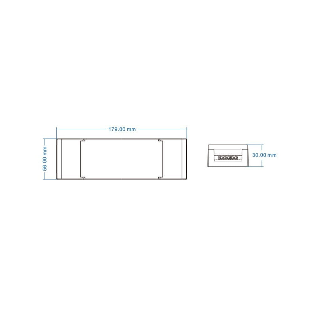 LEDlife rWave 75W Dæmpbar Strømforsyning - 12V DC, 6,25A, RF, Push-dæmp, Effekt: 75W, Input: 230V, Output: 12V