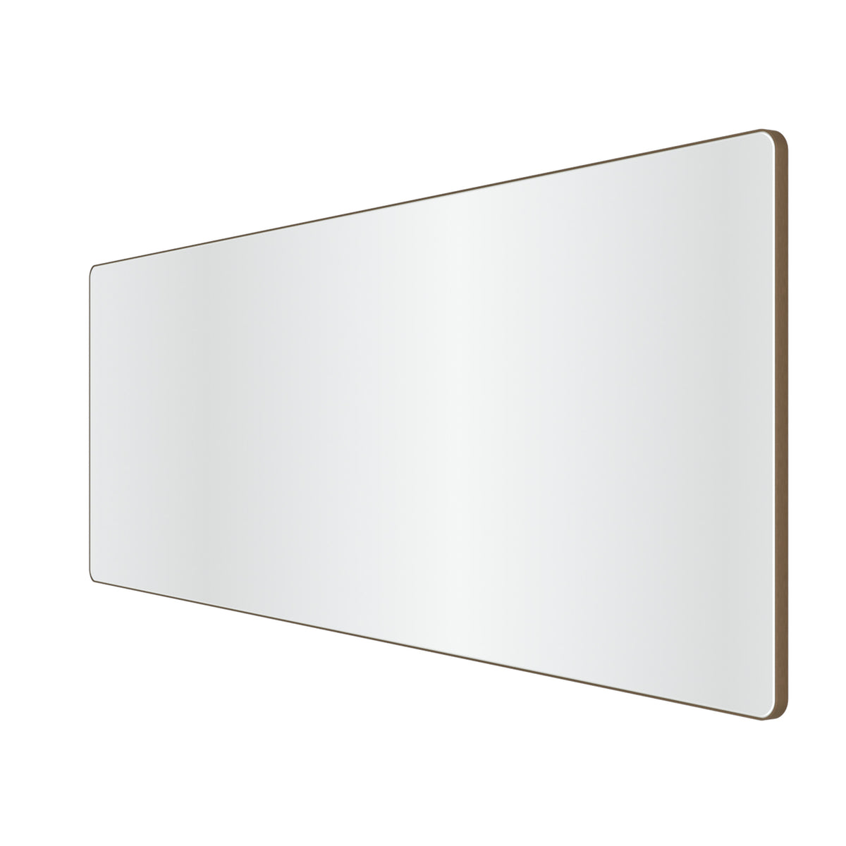 Loevschall Refine spejl med ramme, bruneret messing, 55x160 cm