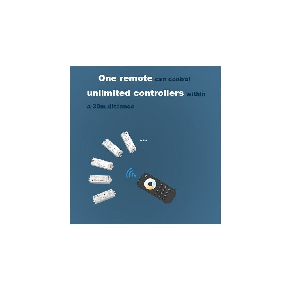 LEDlife rWave CCT controller - Tryk-dæmpning, 12V (96W), 24V (192W), aflastning i begge ender Input: 12V-24V