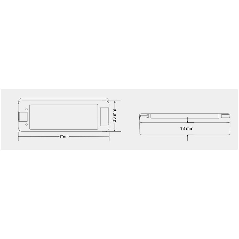 LEDlife rWave RGB-controller - 12V (144W), 24V (288W) Indgang: 12V-24V