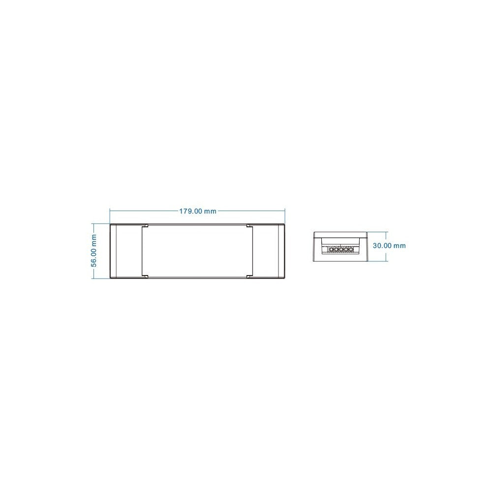 LEDlife rWave universel 5-i-1 strip controller - Tuya Smart/Smart Life, RGB/W, CCT, enkelt farve (12V-24V)
