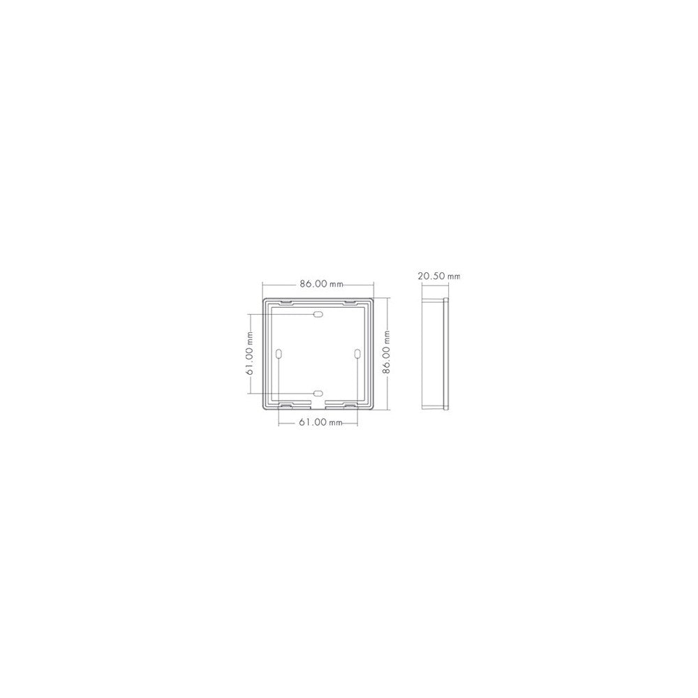 LEDlife rWave vægmont. CCT dæmper - 4 zoner, batteri