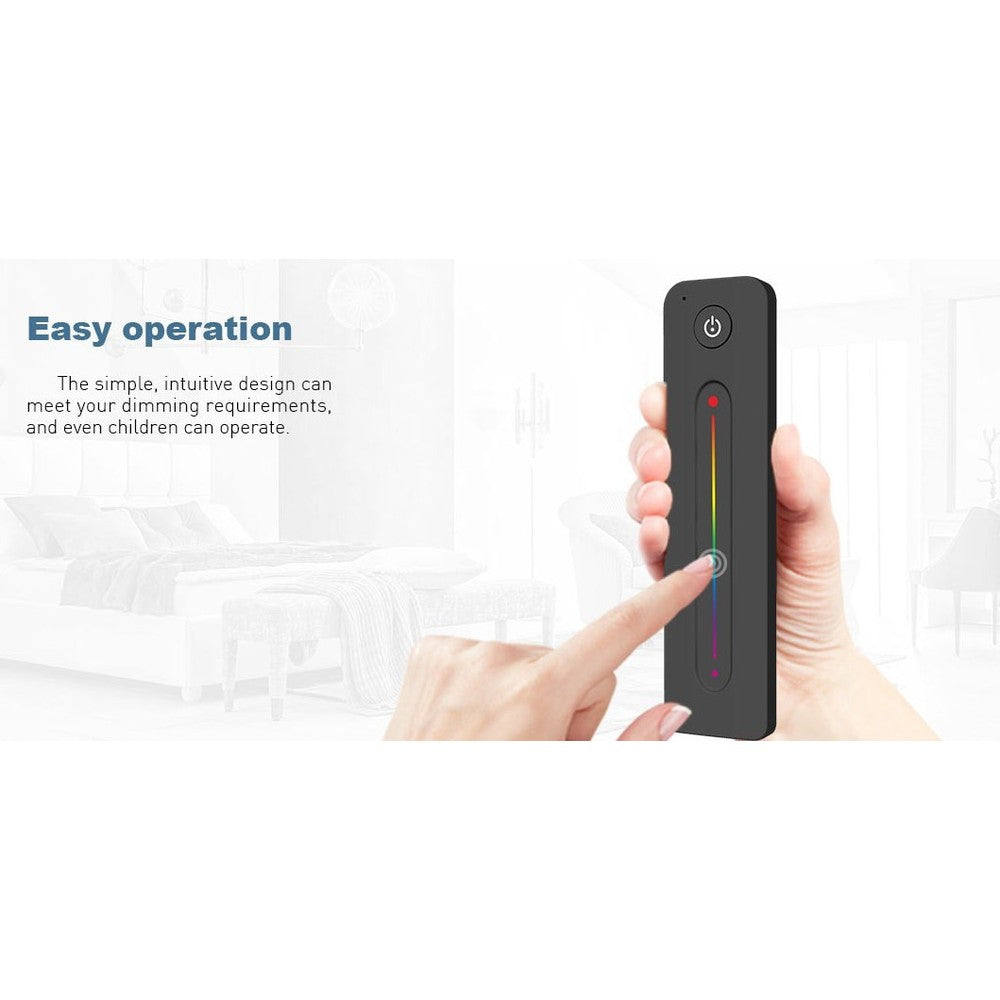 LEDlife rWave slank touch-dæmper fjernbetjening - 1 zone, batteridrevet, inkl. holder
