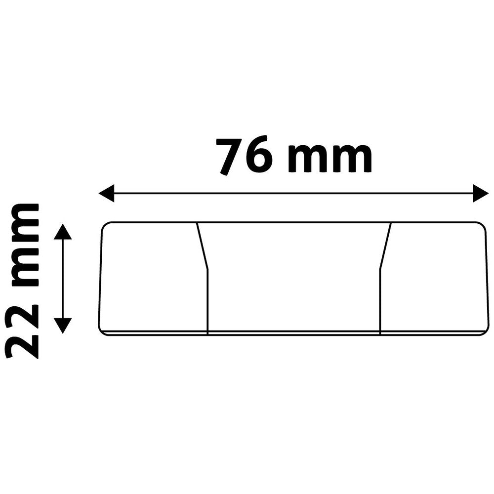 18W LED indbygningspanel - Erstatter 97W - Hul: 20,1 x 20,1 cm - Mål: 22 x 22 cm - 230V - 1490lm - RA80