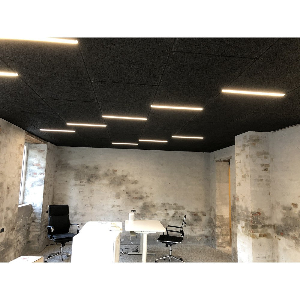 Troldtekt LED-skinne 90 cm, CCT - 27W, Akustilight, Planforsænket, 24V, 5 års producentgaranti