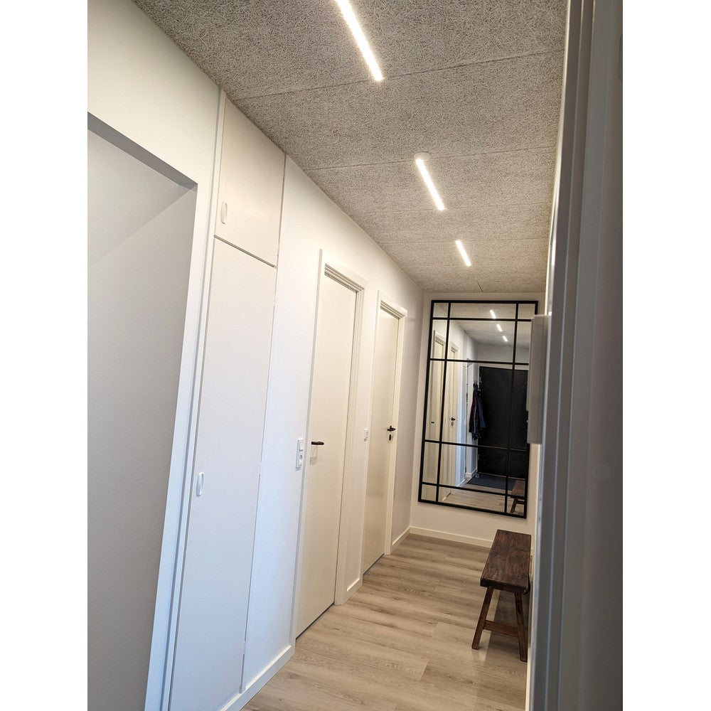 Troldtekt LED-skinne 90 cm, CCT - 27W, Akustilight, Planforsænket, 24V, 5 års producentgaranti
