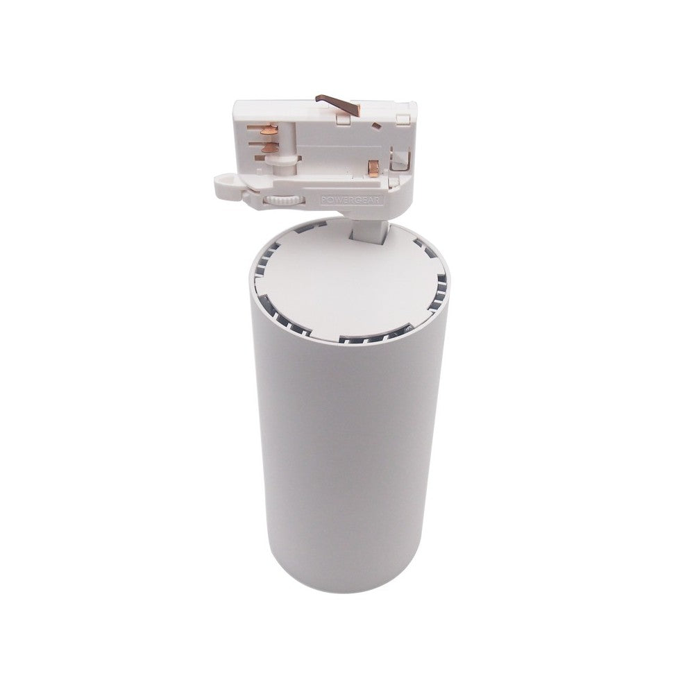LEDlife Hvid Skinnespot 30W - 130lm/w, RA90, 3900lm, Flickerfri, 3-faset, Erstatter 85W