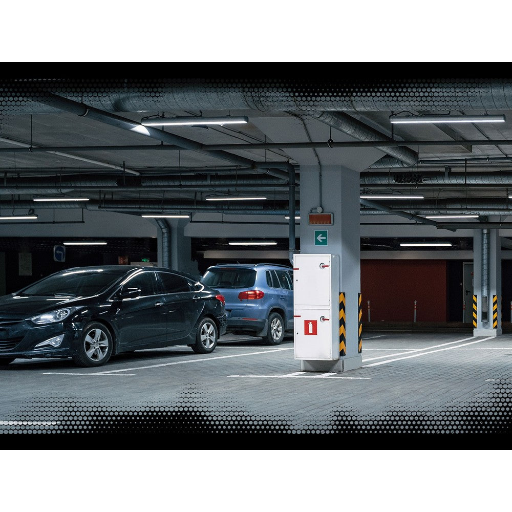Spektrum Gigant 38W LED armatur - 120cm, 150lm/W, IP65 vandtæt, gennemfortrådet, 230V - 5 års garanti