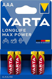 BATTERI ALKALINE AAA MAX-TECH