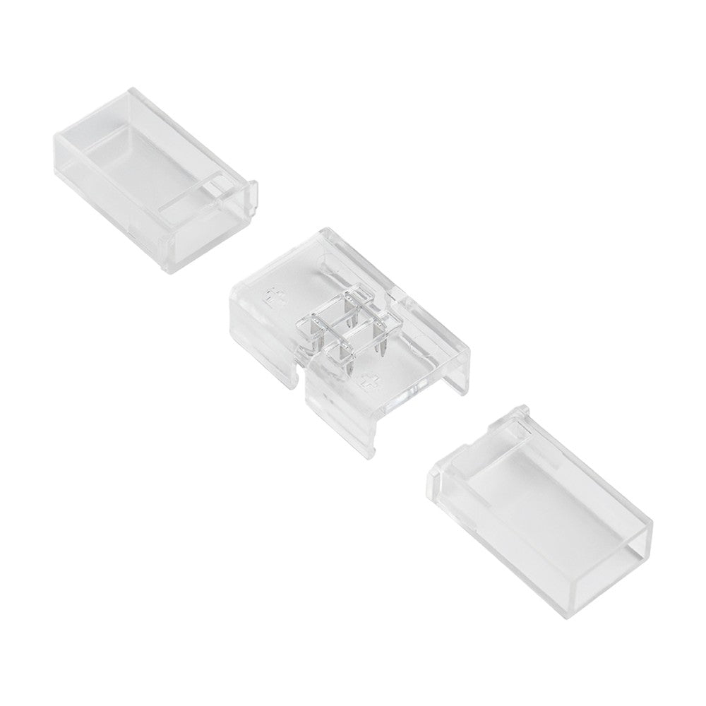 Vandtæt samler til LED strip - 8mm, enkeltfarvet, IP68, 5V-24V