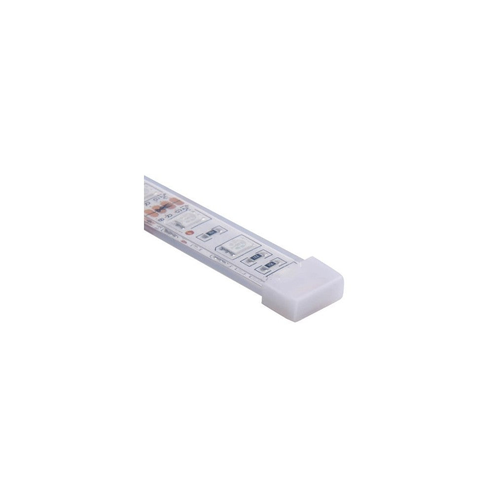 Silikone endeprop til LED strip - 12mm, IP67 og IP68 vandtæt