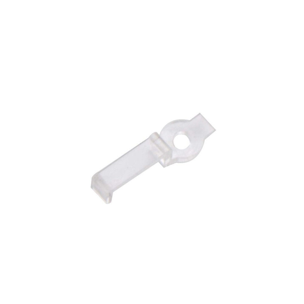 20 stk. klare monteringsklips til LED strip - 8mm, kompatible med IP65 strips