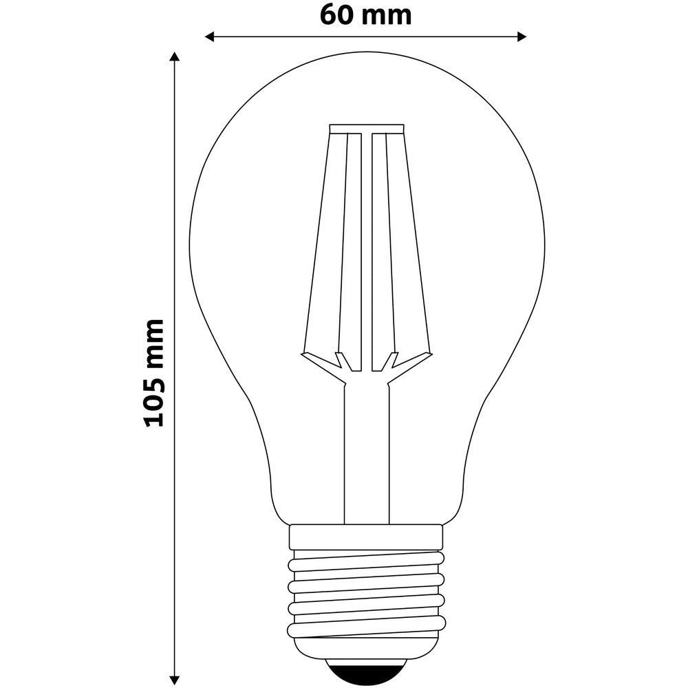 7,5W LED kronepære - Topforspejlet, E27, 230V, 810lm, RA80