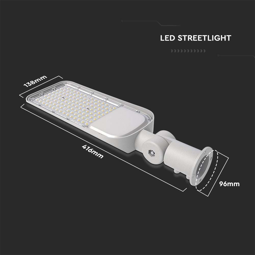 V-Tac 50W LED gadelampe - Samsung LED chip, Ø60mm, IP65, 100lm/w, 5000lm, RA70