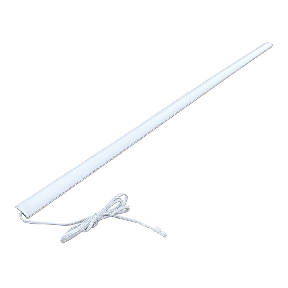 1 meter LED skabsbelysning - 6mm høj, 12V, 9W, med endeprop, 700lm, RA82