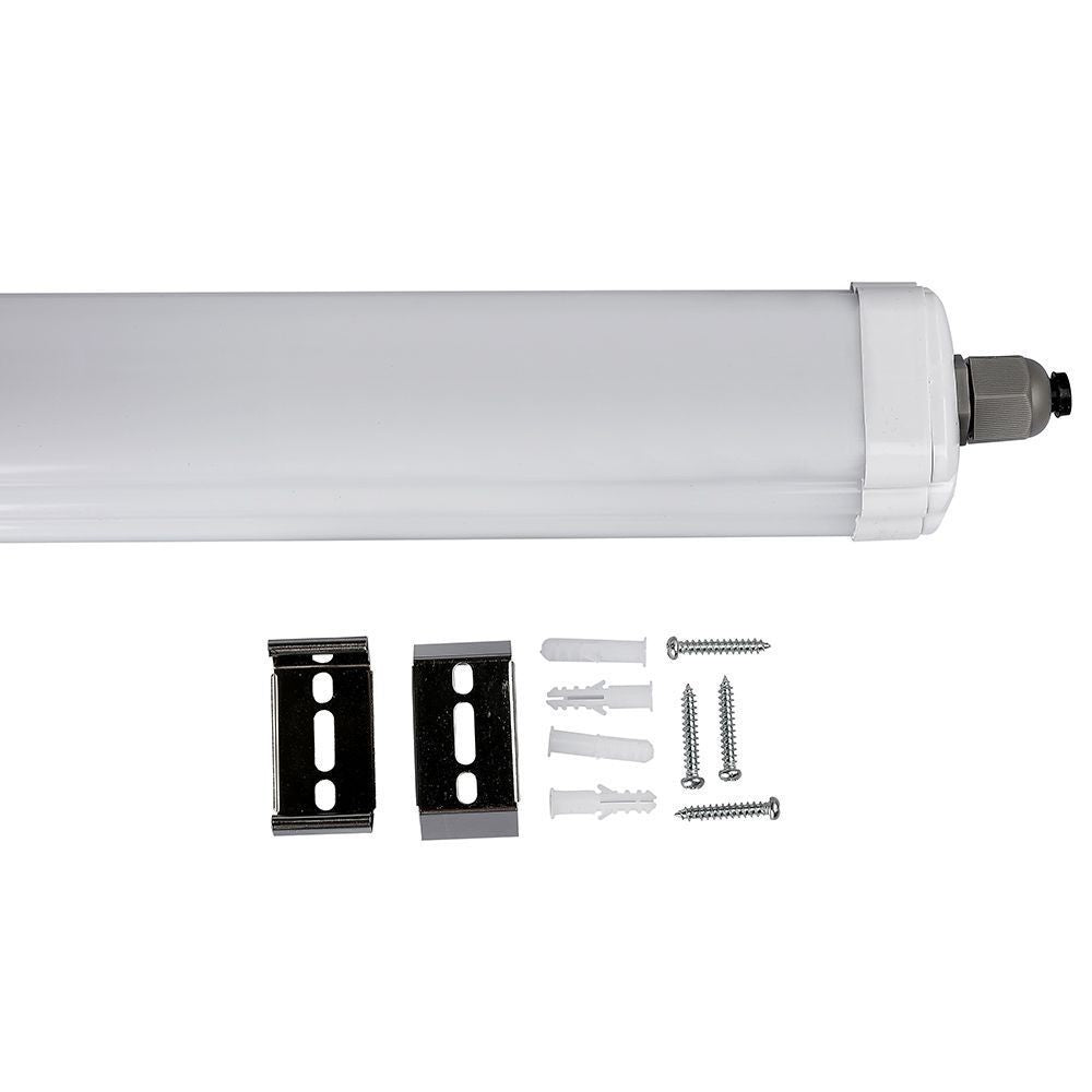 V-Tac vandtæt LED-armatur 120 cm - 36W, 4320lm, RA80, IP65