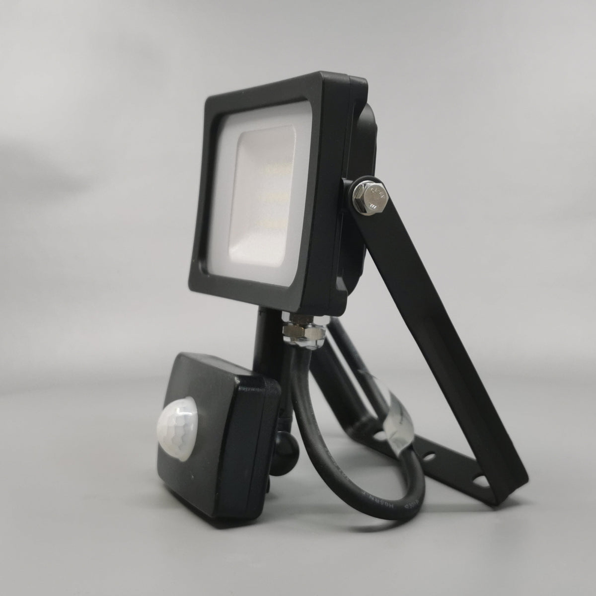 10W LED slim projektør m. sensor 4500K sort (360° frame 5)