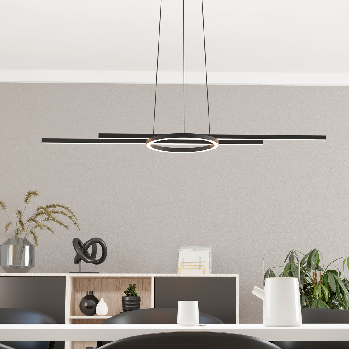 Zillerio-Z Langbord L1160 2160+1080 lumen, 2700-6500K Sort