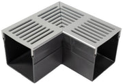 100X103MM PVC-HJØRNE GRÅ