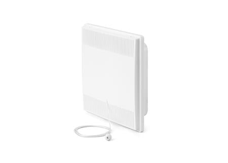 KLAPVENTIL 150X150MM HVID