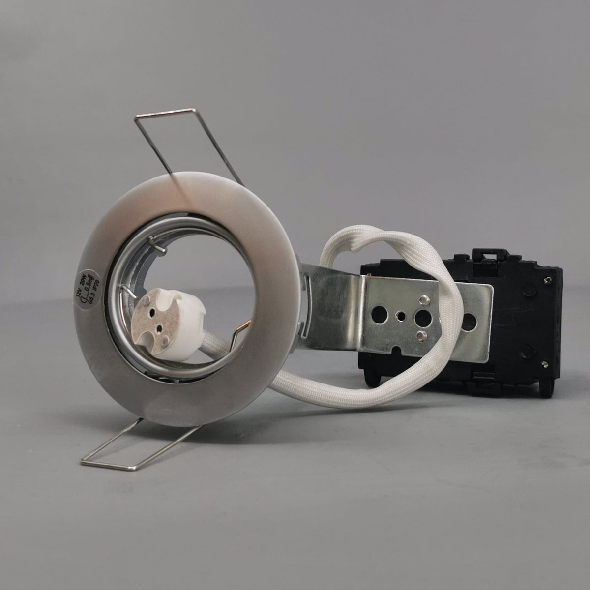 Downlight 12v GU4 max 20W Mat krom (360° frame 3)