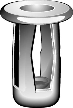BLINDNITTE M6 0-5MM JACK-NUT