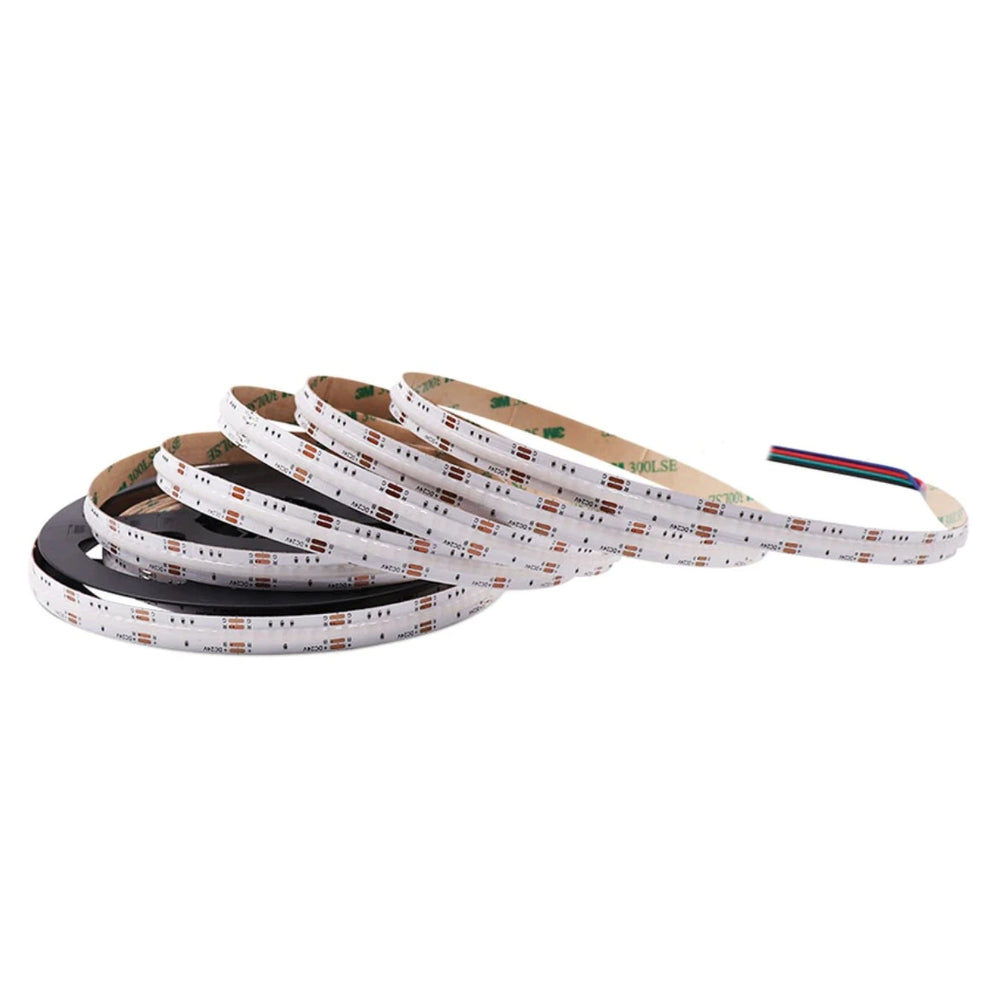 15W/m RGB COB-LED-strips - 5m, IP20, 480 LED pr. meter, 24V, COB LED