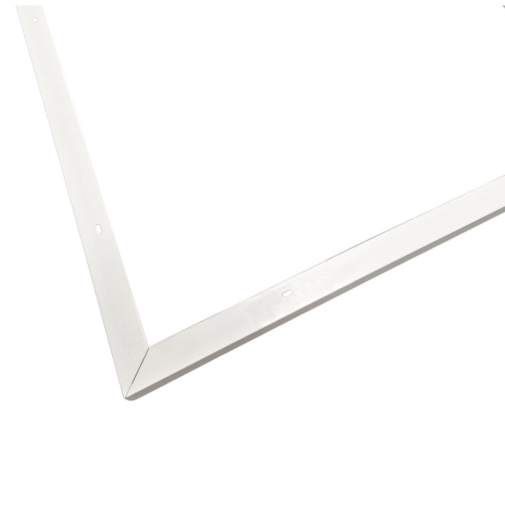 Troldtektramme til LED panel - 120x60 - Hvid kant - Passer til Troldtekt uden tilpasning